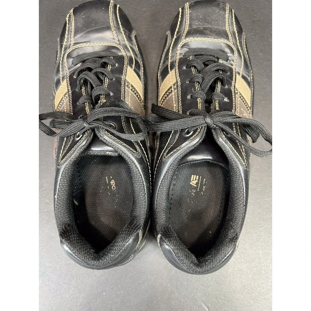 Men's Leather Driving Loafers Black Brown‎ Size 9 American Eagle Casual Comfort